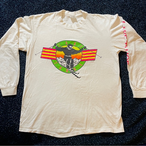 Stedman Other - VTG 80’s Lake Tahoe Skier Shirt